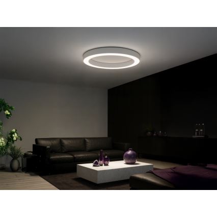 Candeeiro de tecto LED/115W/230V 3000/4000/6500K diâmetro 120 cm branco