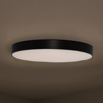 Candeeiro de tecto LED/135W/230V 3000/4000/6500K Ø 80 cm preto