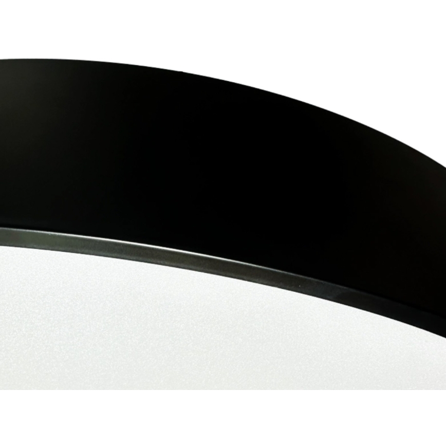 Candeeiro de tecto LED/135W/230V 3000/4000/6500K Ø 80 cm preto