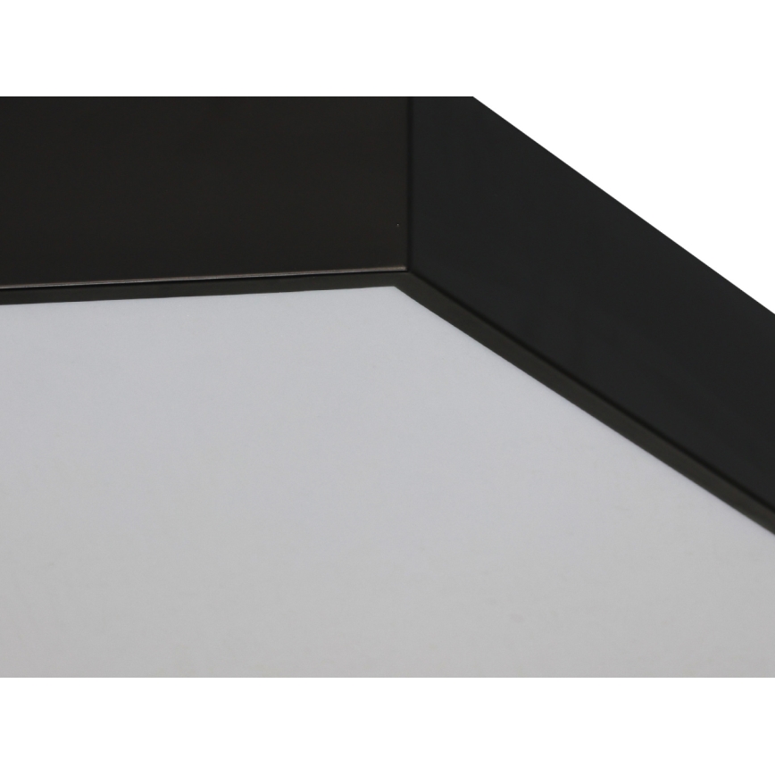 Candeeiro de tecto LED/135W/230V 3000/4000/6500K Ø 80 cm preto