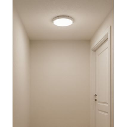 Candeeiro de tecto LED/18W/230V 3000/4000/6500K Ø 23 cm branco