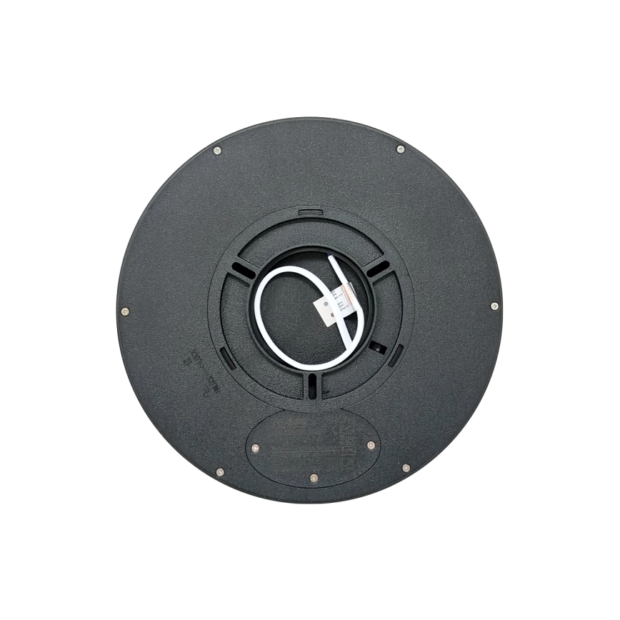 Candeeiro de tecto LED/18W/230V 3000/4000/6500K Ø 23 cm preto