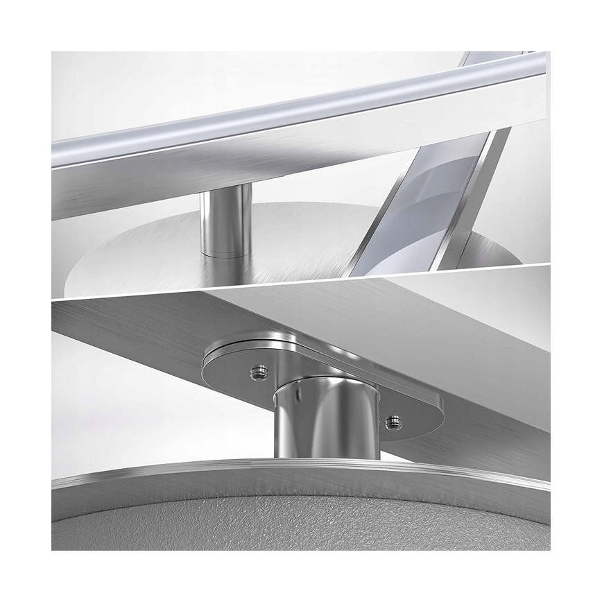 Candeeiro de tecto LED 2xLED/6W/230V cromado brilhante