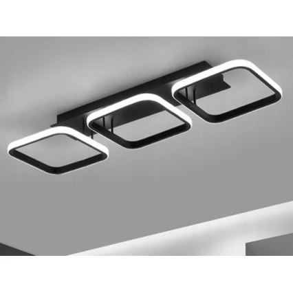 Candeeiro de tecto LED/33W/230V preto