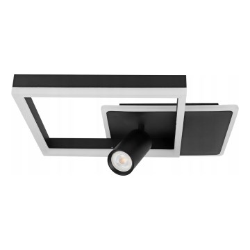 Candeeiro de tecto LED/38W/230V + 1xGU10/30W preto