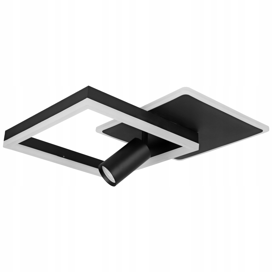 Candeeiro de tecto LED/38W/230V + 1xGU10/30W preto