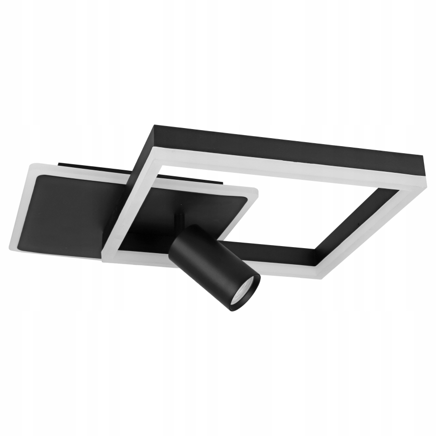 Candeeiro de tecto LED/38W/230V + 1xGU10/30W preto