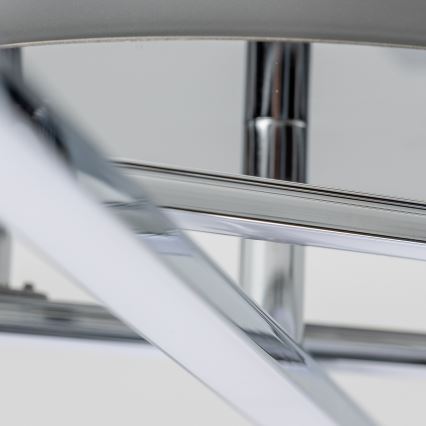Candeeiro de tecto LED 3xLED/3W/230V cromo brilhante