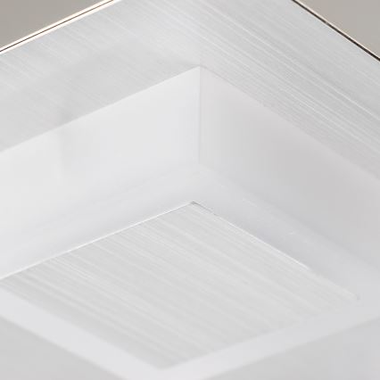 Candeeiro de tecto LED 4xLED/5W/230V 3000K 28x28 cm cromado fosco