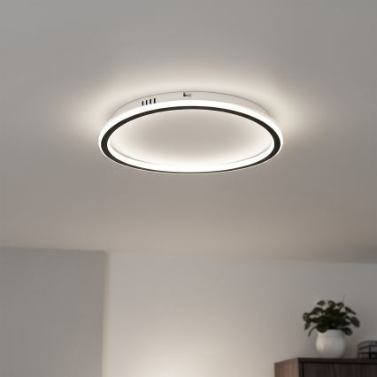 Candeeiro de tecto LED CALI LED/30W/230V, diâmetro 40 cm, preto