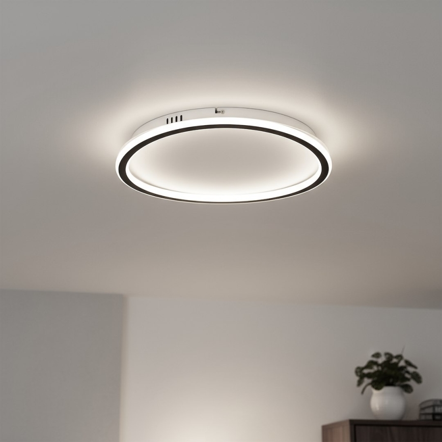 Candeeiro de tecto LED CALI LED/30W/230V, diâmetro 40 cm, preto