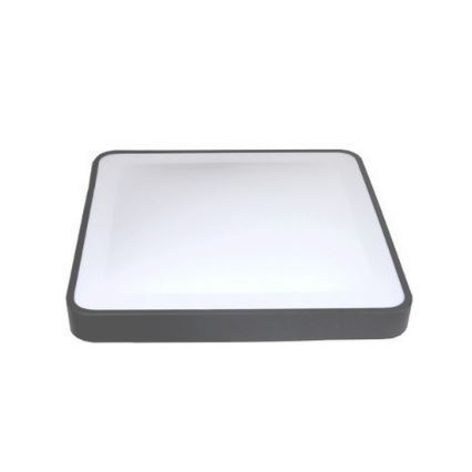 Luminária de teto LED com sensor de movimento e crepúsculo WILTON LED/24W/230V 4000K 33x33 cm antracite