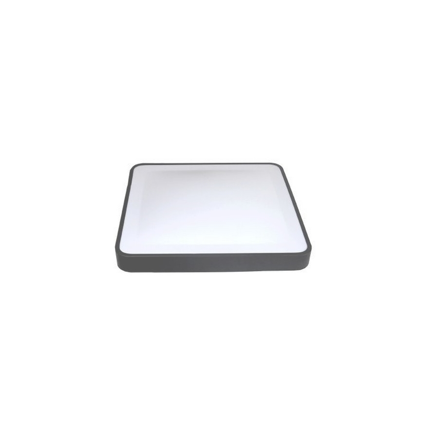 Luminária de teto LED com sensor de movimento e crepúsculo WILTON LED/24W/230V 4000K 33x33 cm antracite