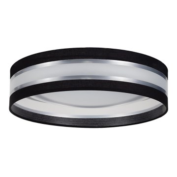 Candeeiro de tecto LED CORAL LED/24W/230V preto/prateado