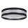 Candeeiro de tecto LED CORAL LED/24W/230V preto/prateado