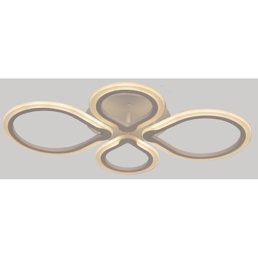 Candeeiro de teto LED dimerizável TRIESTE LED/52W/230V + comando remoto