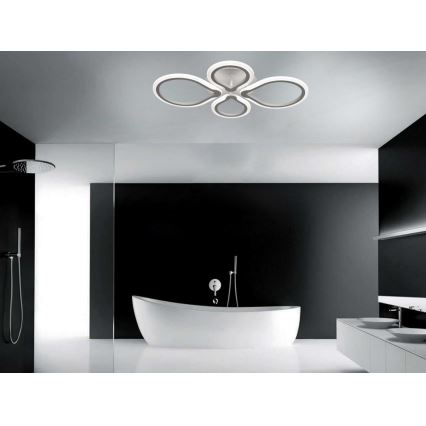 Candeeiro de teto LED dimerizável TRIESTE LED/52W/230V + comando remoto