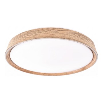 Candeeiro de tecto LED dimerizável ILVI LED/45W/230V 2700-6500K Ø 50 cm bege + comando remoto