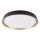 Candeeiro de tecto LED dimerizável ILVI LED/45W/230V 2700-6500K Ø 50 cm preto/bege + controlo remoto