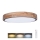 Candeeiro de tecto LED dimerizável IRON OAK LED/48W/230V 3000-6500K carvalho Ø 40 cm + controlo remoto