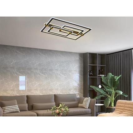 Candeeiro de tecto LED dimerizável LED/280W/230V 3000-6500K + comando remoto