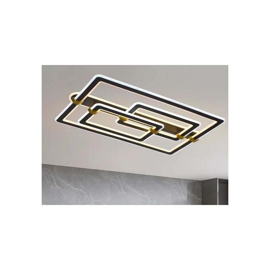 Candeeiro de tecto LED dimerizável LED/280W/230V 3000-6500K + comando remoto