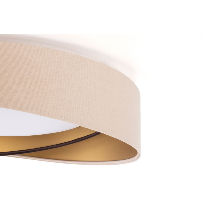 LED Plafon de tecto dimerizável SMART GALAXY MODERN LED/24W/230V 3000-6500K Ø 55 cm bege/castanho/dourado + controlo remoto