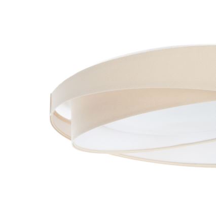 Luminária de teto LED regulável SMART GALAXY MODERN LED/24W/230V 3000-6500K Ø 55 cm creme/branco + controlo remoto