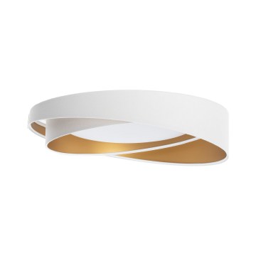 Candeeiro de tecto LED dimerizável SMART GALAXY MODERN LED/24W/230V 3000-6500K Ø 55 cm branco/dourado + comando remoto
