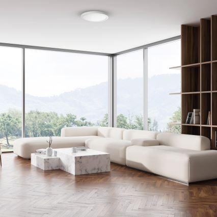 Candeeiro de tecto LED EVORA LED/24W/230V 3000/4000/6000K Ø 30 cm branco