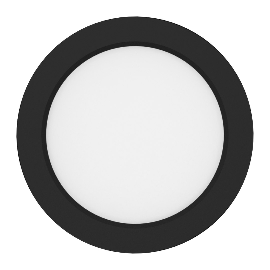 Candeeiro de tecto LED EVORA LED/6W/230V 3000/4000/6000K Ø 14 cm preto