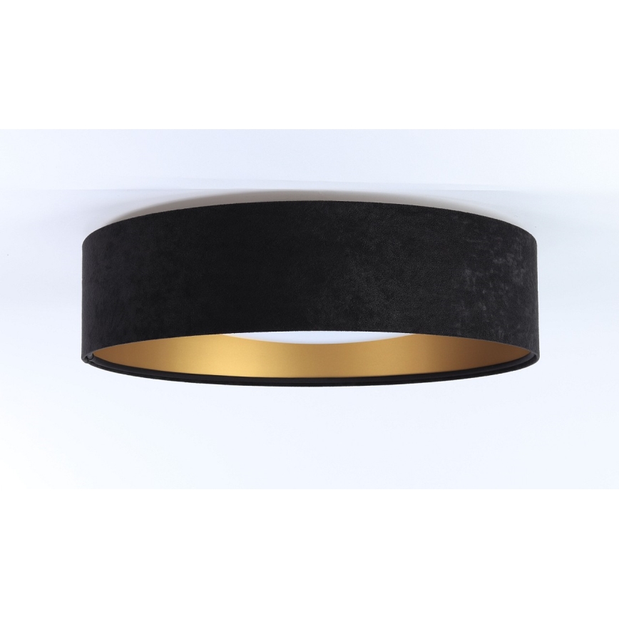 Candeeiro de tecto LED GALAXY LED/24W/230V Ø 44 cm preto/dourado