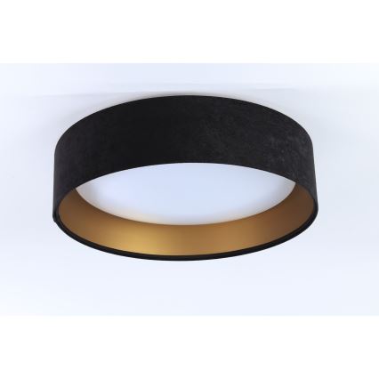 Candeeiro de tecto LED GALAXY LED/24W/230V Ø 44 cm preto/dourado