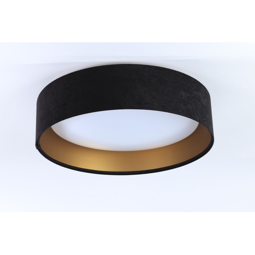 Candeeiro de tecto LED GALAXY LED/24W/230V Ø 44 cm preto/dourado