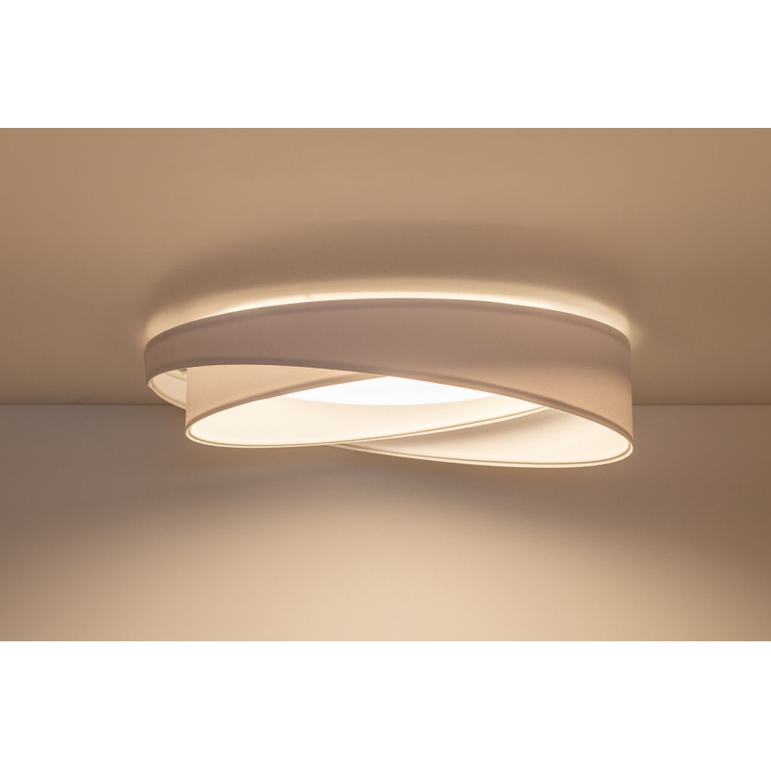 Candeeiro de tecto LED GALAXY MODERN LED/24W/230V diâmetro 55 cm branco
