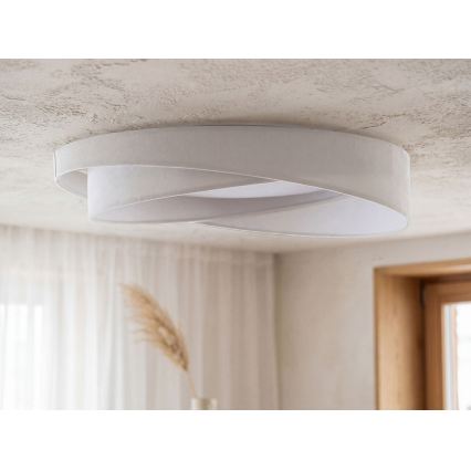 Candeeiro de tecto LED GALAXY MODERN LED/24W/230V diâmetro 55 cm branco