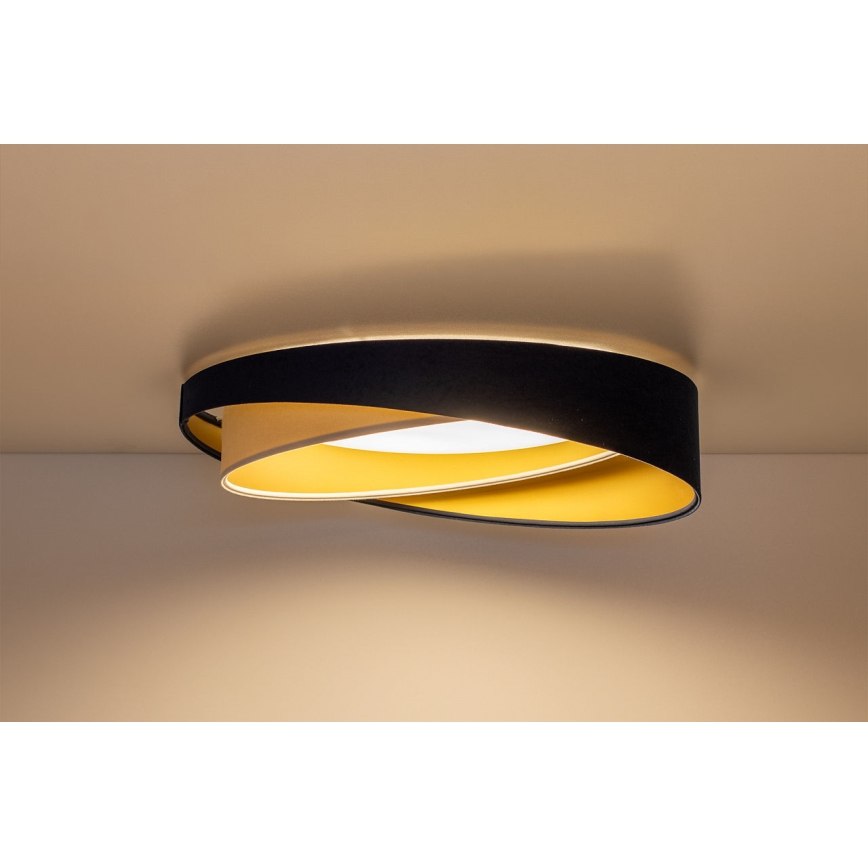 Candeeiro de tecto LED GALAXY MODERN LED/24W/230V Ø 55 cm azul/branco/dourado