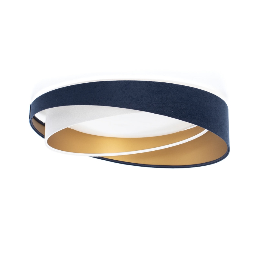 Candeeiro de tecto LED GALAXY MODERN LED/24W/230V Ø 55 cm azul/branco/dourado