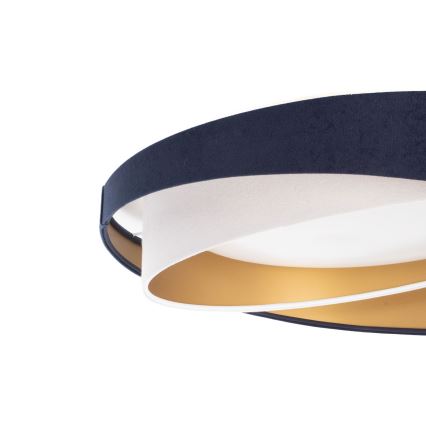 Candeeiro de tecto LED GALAXY MODERN LED/24W/230V Ø 55 cm azul/branco/dourado