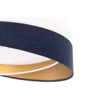 Candeeiro de tecto LED GALAXY MODERN LED/24W/230V Ø 55 cm azul/branco/dourado