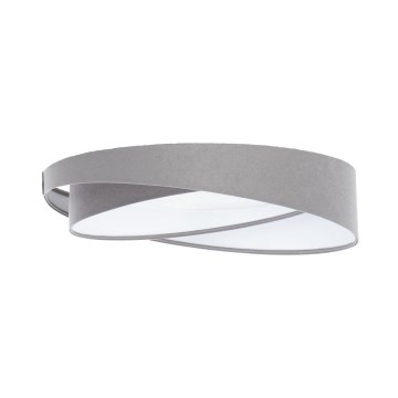 Candeeiro de tecto LED GALAXY MODERN LED/24W/230V Ø 55 cm cinzento/branco