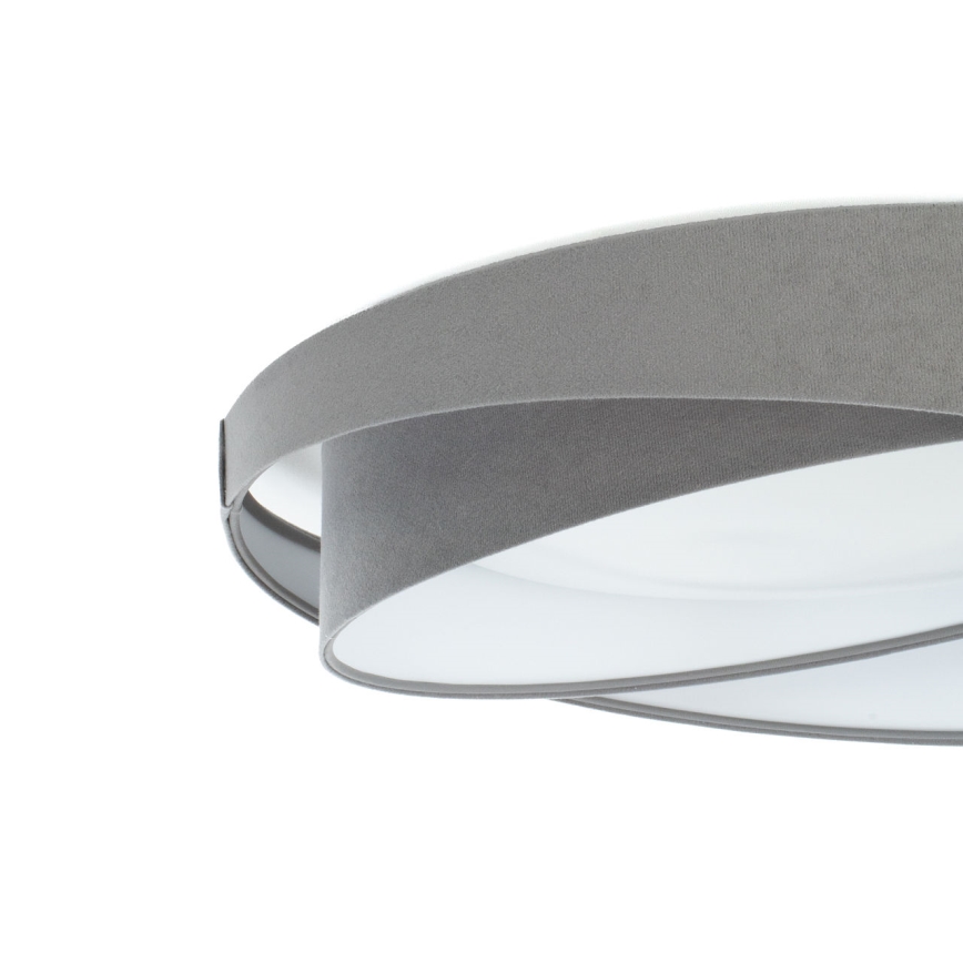 Candeeiro de tecto LED GALAXY MODERN LED/24W/230V Ø 55 cm cinzento/branco