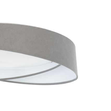 Candeeiro de tecto LED GALAXY MODERN LED/24W/230V Ø 55 cm cinzento/branco