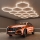 Candeeiro de tecto LED HEXAGON LED/570W/85-265V 4000K 522x298 cm CRI 90 IP44 branco