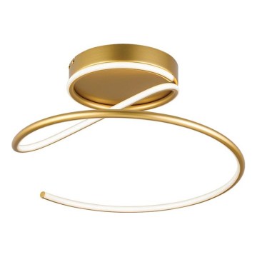 Candeeiro de tecto LED JILL LED/27W/230V Ø 50 cm dourado
