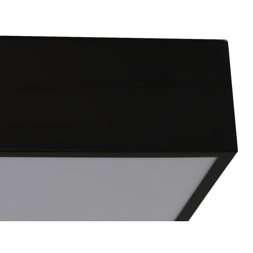 Candeeiro de tecto LED LED/215W/230V 3000/4000/6500K 80x80 cm preto