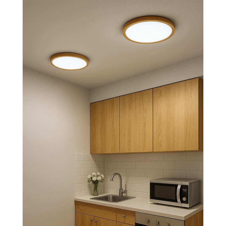Candeeiro de tecto LED LED/24W/230V 3000/4000/6500K pr. 30 cm bege