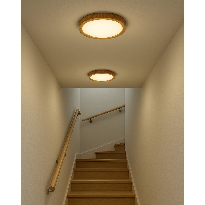 Candeeiro de tecto LED LED/24W/230V 3000/4000/6500K pr. 30 cm bege