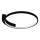 Candeeiro de tecto LED LUNA LED/18W/230V Ø 42,5 cm preto