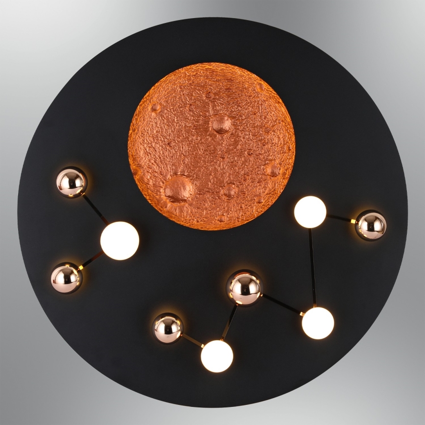 Candeeiro de tecto LED MARS LED/58W/230V 3000K preto